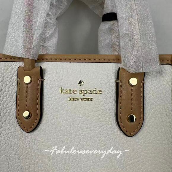 Kate Spade Disney X KSNY Chip N Dale Mini Tote Crossbody In Leather/Chalk KL749 - Picture 7 of 10